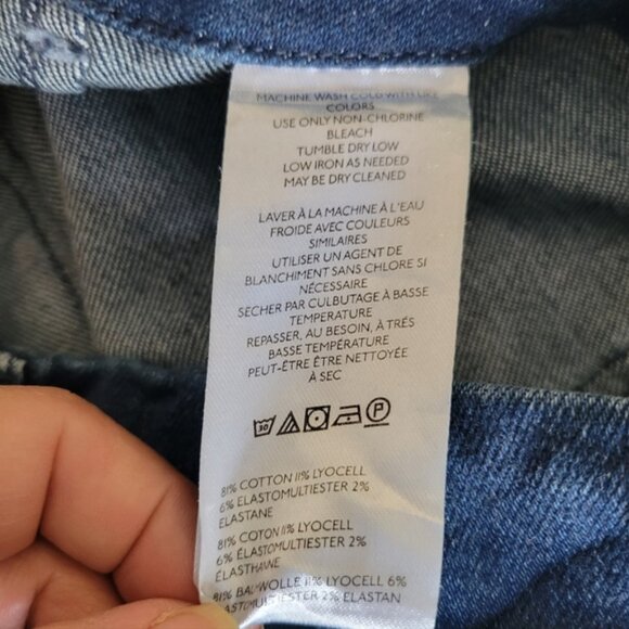 Maeve The Colette Crop High-Rise Wide-Leg Jeans by Maeve Size 27 - Picture 9 of 15